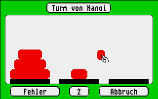 Turm von Hanoi atari screenshot